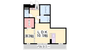 白浜の宮駅 徒歩4分 2階の物件間取画像